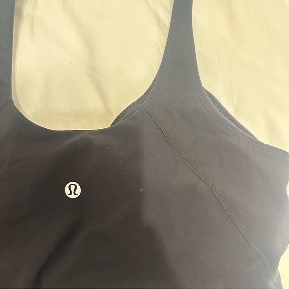 Lululemon Black Align Tank Top Size 10 Athletic Crop - Picture 6 of 8